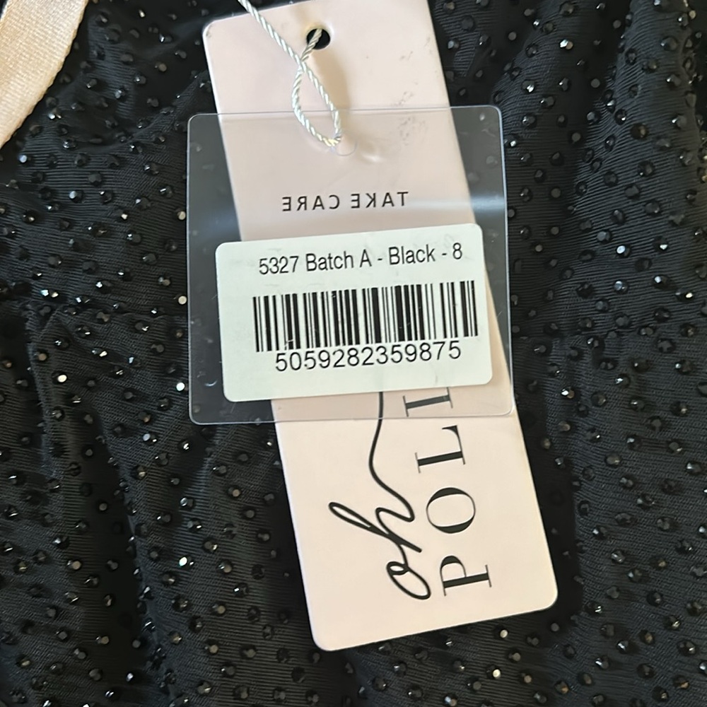 Black Rhinestone Dress - Picture 3 of 3